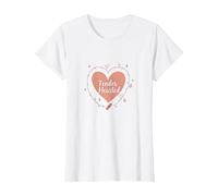 Cuore tenero: Sono Molto vulnerabile RN Emotional Art Maglietta, Donna, Bianco, XS