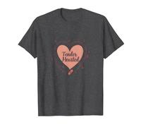 Cuore tenero: Sono Molto vulnerabile RN Emotional Art Maglietta, Uomo, Grigio Scuro, 5XL