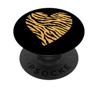 Cuore Tigre Animale Stampa San Valentino PopSockets PopGrip Adesivo