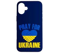 Cuore Ucraina Stand Con Ucraina Custodia per iPhone 16 Plus