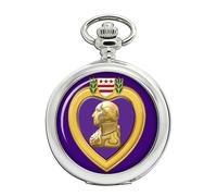 Cuore Viola Orologio da Tasca