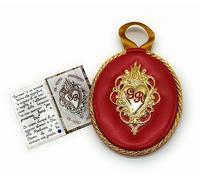 Cuore votivo rosso ex voto Appendibile in chiese, cappelle, santuari. 12x10 cm. Prodotto in Italia.