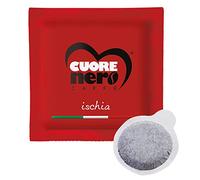 Cuorenero Caffè - Box 150 Cialde Miscela Ischia, Cialde ESE 44 mm da 7,5 g, Espresso Napoletano
