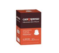 Cuorespresso® -Il Deciso - 20 Capsule Caffè Compatibili con Macchine Sistema Nespresso