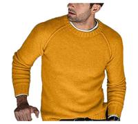 CUOREZ Maglione Uomo, Giallo, M