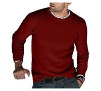 CUOREZ Maglione Uomo, Rosso, M