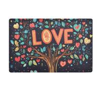 Cuori D'Amore Per L'Albero Di San Zerbini Per Interni Funny Zerbini Di Benvenuto Resistente Tappeto Bagno Per Interno Porte Esterne Esterno 40 X 60Cm