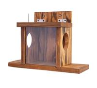 Cuori Del Legno E Distributore Di Alimentazione, Distributore Di Alimentazione Scoiattoli Fuori | Stazione Di Alimentazione Scoiattoli | A Righe Audizione, Casa Di Catering Audic