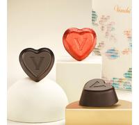 Cuori di Cioccolato Extra Fondente 75% 13 pz