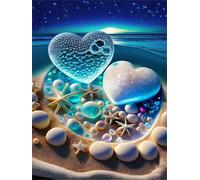 Cuori di spiaggia Stella marina Puzzle 60 Pezzi 40x28 cm Puzzle Fai da te,Intrattenimento Creativo - Puzzle Per Adulti E Tutta La Famiglie