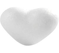 Cuori in polistirolo, H: 6 cm, polistirolo, 50 pezzi