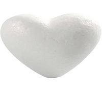 Cuori in polistirolo, H: 8 cm, 50 pezzi