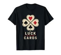Cuori Picche Fiori Quadri Fortuna Blackjack Poker Maglietta