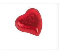 Cuori Rossi Cioccolatini ripieni Kg 3 (280 cuori) - Praline di Cioccolato al Latte Ripieni di Morbida Crema Gianduia a forma di Cuori Rossi - Senza Glutine