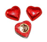 Cuori Rossi di Cioccolato Gianduia La Suissa g 500 - Praline di Cioccolato al Latte Ripieni di Morbida Crema Gianduia - Senza Glutine