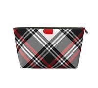 Cuori scozzesi di San Valentino, Borsa per il trucco Borsa per cosmetici Borsa da toilette da viaggio portatile Borsa da toilette