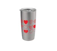 Cuori Set Dodici Variazioni Bicchiere termico in acciaio inox doppia parete