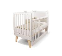 Cuoricini Letto con Sponda Oslo Latte