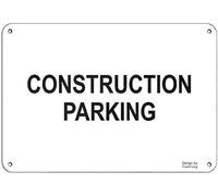 Cuorung Cartolina artistica vintage da 30,5 x 40,6 cm, cartello di pericolo per parcheggio, costruzione - Applicare a casa bar o ristorante cercare casa pub ristorante bar metallo