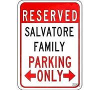 Cuorung Targa di avvertimento con scritta "Man Cave Decor, 30,5 x 20,3 cm, salvatore Family Parking Placca Art Art Great Metal Signage Metal Signage Wall Ation Garage Shop Bar Soggiorno Wall Art