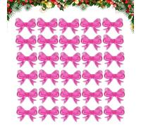 Cup Cake Toppers | 30 Pieces Festive Party Supplies | Bow-Shaped Wedding Cupcake Toppers | Birthday Christmas Holiday Thanksgiving Engagement Food Appetizers Cocktail Fruit Drink