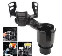 Cup Holder Expander for car 2 in 1 Multifunctional Car Cup Holder Extender Adapter with Adjustable Base Compatible with Hydro Flask, Yeti, Nalgene, 32/40 oz Large Bottles Drinks Mugs