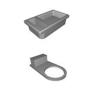 Cup Holder for Porsche 924 944 1987+ Ashtray Replacement