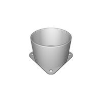 Cup Holder Mount Compatible with Thrustmaster Warthog HOTAS Gaming System 60mm