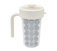 Cup Ice Mold -Squeeze Molds With Straw | Ice Maker Cup For Whiskey Cocktails Tea Coffee Home Outdoor | Flexible Bubble Ices Maker With Stainless Steel Inner For Camping Picnic Family Gatherings