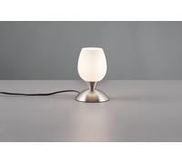 CUP II LAMPADA IN ACCIAIO E VETRO CALICE SATINATO H.18CM 1 LUCE ATTACCO E14