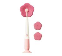 Cup Lid VPCap Cleaning Brush - 3-in1 Long Handle Flower Sponge Brush with 2 Replacement Heads | Universål Cup & Lid Cleaning Tool, Household Crevice Scrubber For Bottles, Mugs Glasses