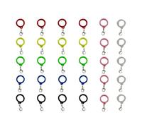Cup Marker Ring | Stretchable Fashionable Anti-Lost Charm | Silicone Umbrella Identifier Rings | Ideal For Breakroom School Classrooms Gathering Commuting Tumblers Cups