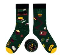 cup of sox Calzini divertenti da donna colorati in caffè to go bicchieri di carta divertenti regalo per donne e uomini, 37-40