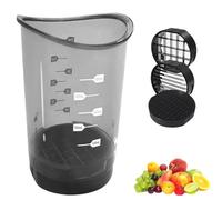 Cup Slicer, 2025 Upgraded Fruit Slicing Cup with Removable Blade & Push Plate, Easy Clean Egg, Grape, Strawberry, Banana Cutter Kitchen Gadget (1)
