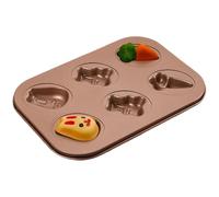 Cupcake Baking Pan, Non Stick Muffin Mold, with 2cm Metal Multi Cup Cake Pans Set, Oven Safe Baking Mold Kit, Muffin Pan for Even Bakings Design, for Home Indoor Kitchen Bakings Tool Daily Uses