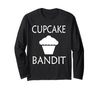 Cupcake Bandit Funny Sweet Tooth Maglia a Manica