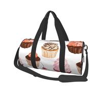 Cupcake carini, Borsone da viaggio di grande capacità Borsa rotonda Borsa da viaggio sportiva Borsa da viaggio Borsa da fitness