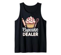 Cupcake Dealer for Foodies And Bakers Funny Baking Canotta