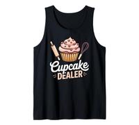 Cupcake Dealer for Foodies And Bakers Funny Baking Canotta