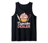 Cupcake Dealer for Foodies And Bakers Funny Baking Canotta