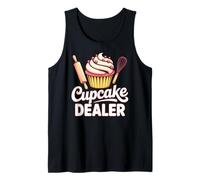 Cupcake Dealer for Foodies And Bakers Funny Baking Canotta