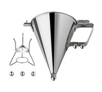 Cupcake Funnel Cake Dispenser, 1800ml Stainless Steel Batter Pourer, Baking Tool for Pancake, Cupcake, Chocolate Pastry, Ideal for Kitchen, Cooking, Restaurant, Dining Home Baking