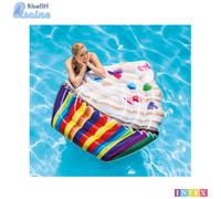 CUPCAKE GONFIABILE STAMPA REALISTICA INTEX 58770 PER PISCINA MARE CM 143X135
