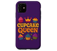 Cupcake Queen Cool Bakers Art Bakery, design a forma di cupcake Custodia per iPhone 11