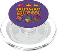 Cupcake Queen Cool Bakers Art Bakery, design a forma di cupcake PopSockets PopGrip per MagSafe