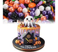 Cupcake Toppers Bat Cupcake Picks Pipistrello Muffin Decorazione per Happy Halloween Baby Shower Birthday Party Cake Decorations Supplies (The Eye of the Devil)