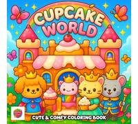 Cupcake World Coloring Book: Sweet Scenes of Frosted Fun and Candy Adventures