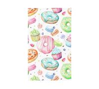 Cupcakes ciambelle muffin stampa zucchero bandiera decorativa per esterni per tutte le stagioni modello su un solo lato cortile portico patio