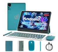 CUPEISI Tablet Android 13 da 10 pollici, 2024 più nuova RAM da 12 GB + 128 GB Rom/1 Tb, tablet espandibili Pc, tablet 2 in 1 con tastiera, display HD CPU quad-core da 2.0 GHz