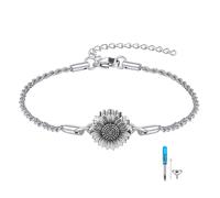 CUPENDA Bracciale con urna per cenere, in argento Sterling con cremazione, Keepsake, da donna